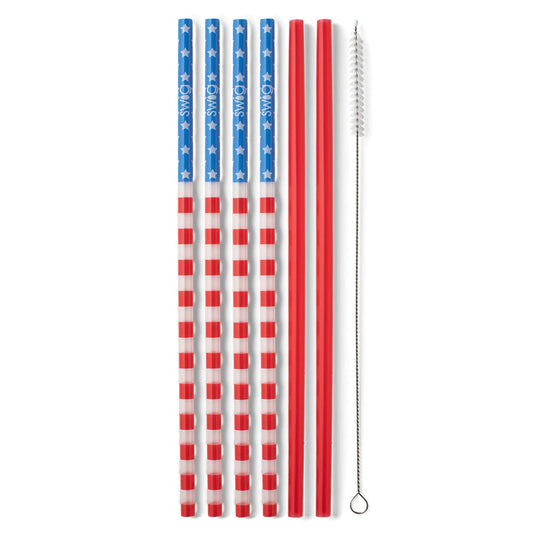Swig Stars & Stripes Straw Set